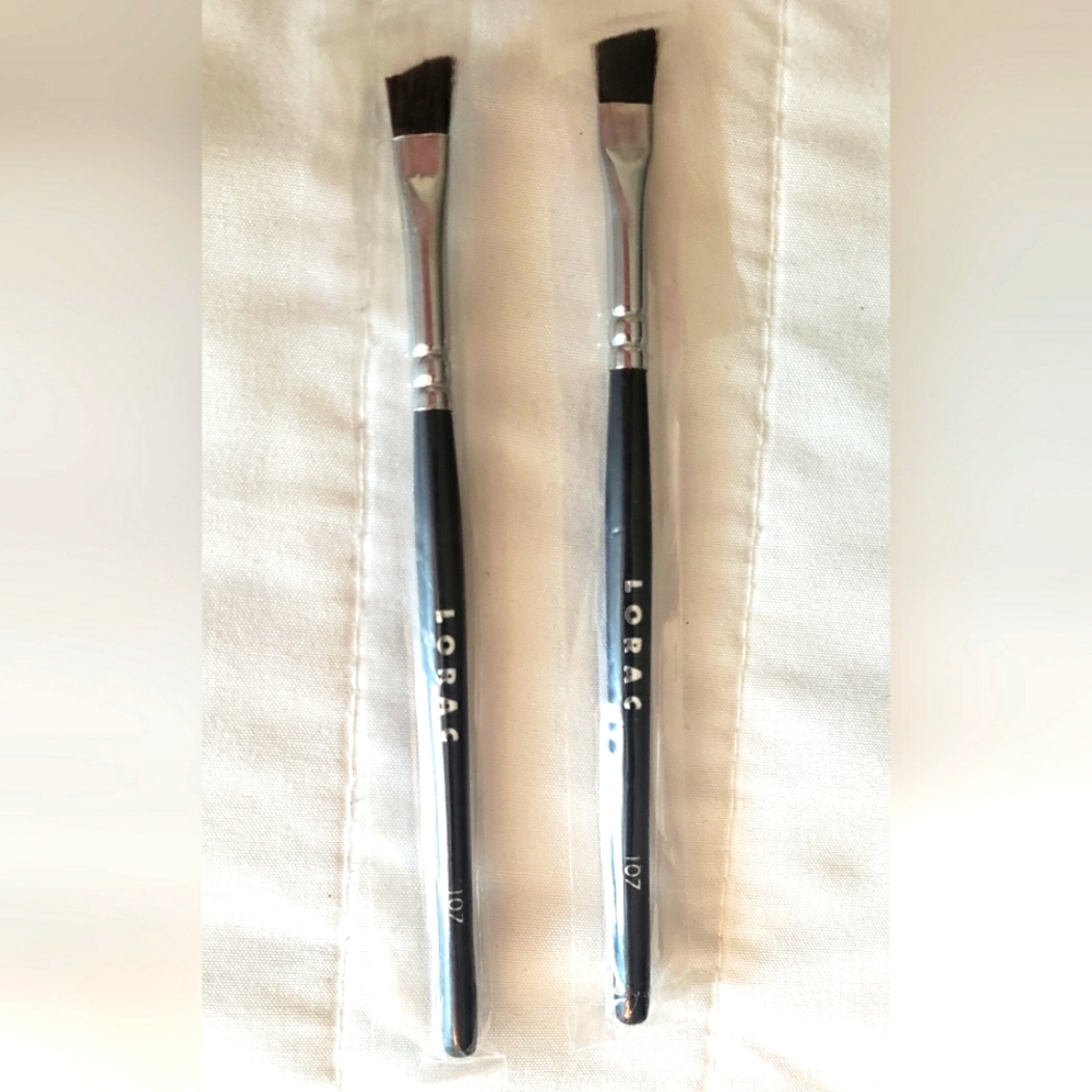 LORAC Fine EyeLiner Makeup Brushes with Black Handles